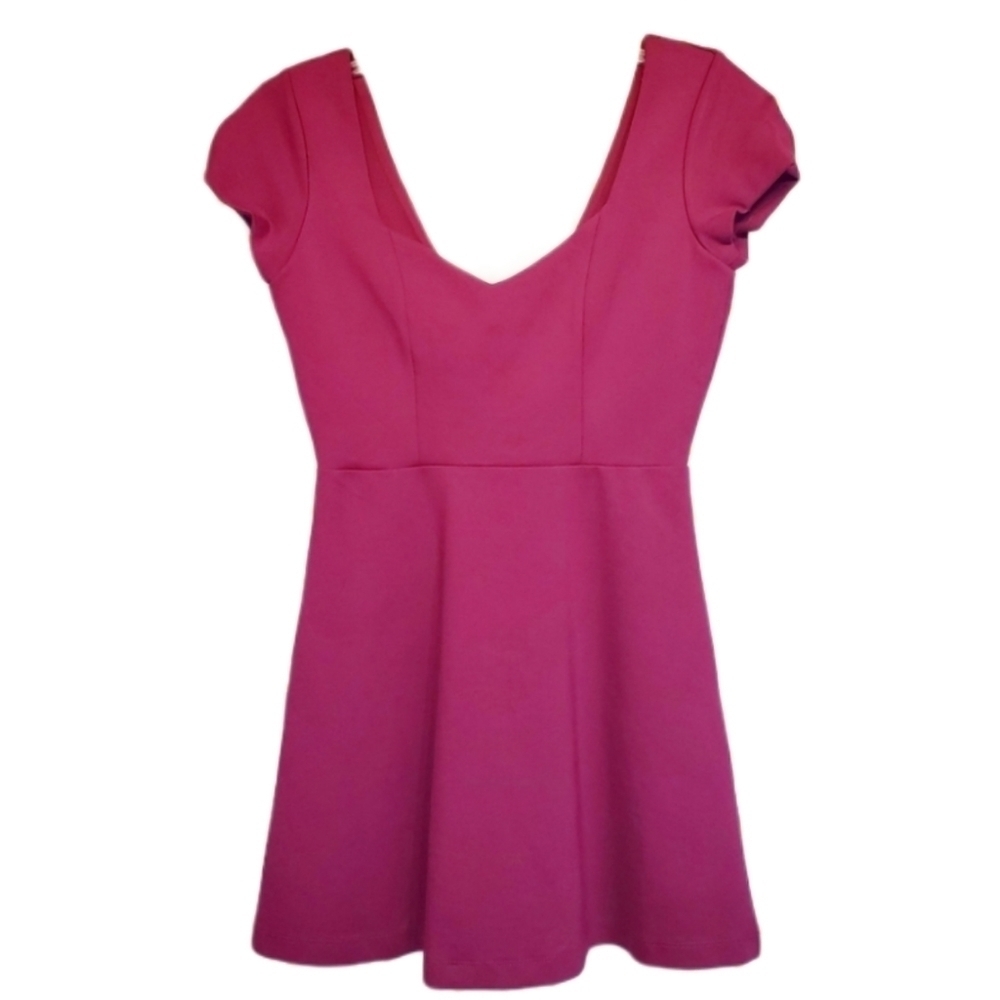 Urban Outfitters Pink Fuchsia Skater Dress
